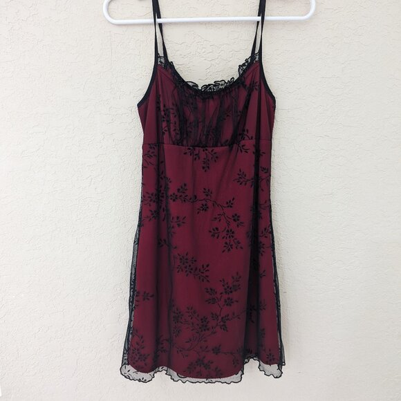 Vintage 90's I.N. Sheer Mini Party Dress Size L Made in USA - Picture 1 of 9